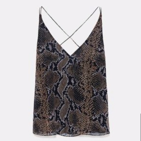 Zara TRF Python Snake Print tank - Picture 4 of 4
